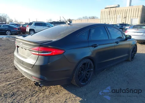 2017 Ford Fusion Sport из США, поврежденный, VIN 3FA6P0VP1HR239859